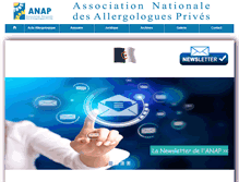 Tablet Screenshot of anap-dz.org